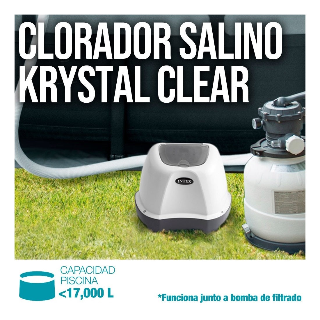 Clorador Salino INTEX Krystal Clear QS400