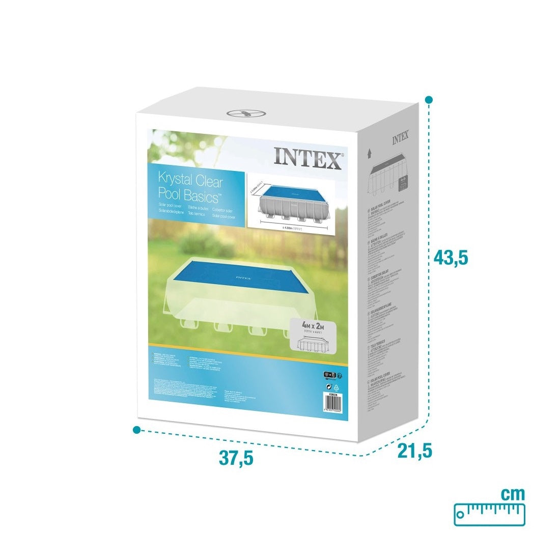 Cobertor Solar INTEX para Piscinas de 4 x 2m