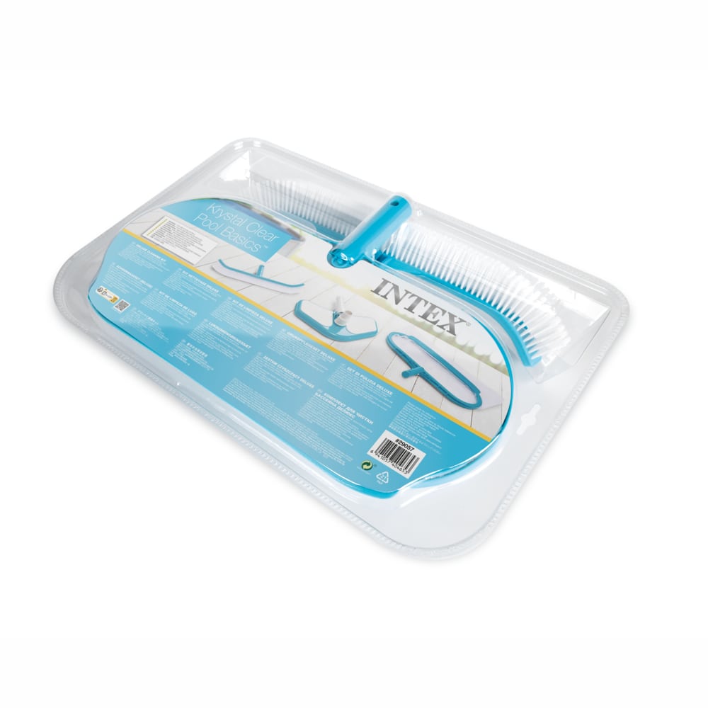 Kit de Limpieza Deluxe INTEX para Piscinas y Spas con Recoge Hojas, Cepillo y Cabeza