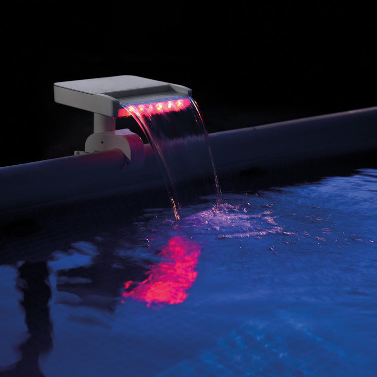 Cascada Led Multi-color para Piscina Estructural INTEX