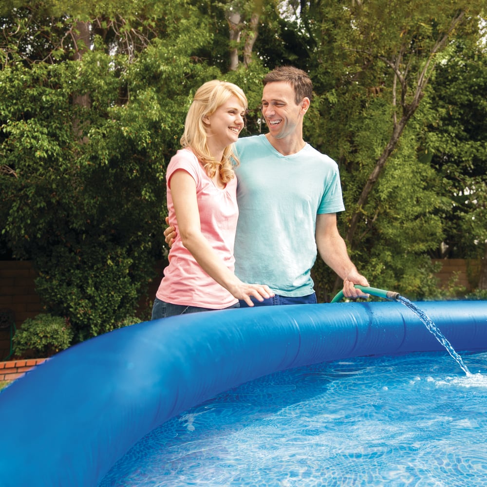 Piscina Fast Set Redonda INTEX 366 x 76 cm, 5.621 Litros, con Bomba de Filtro