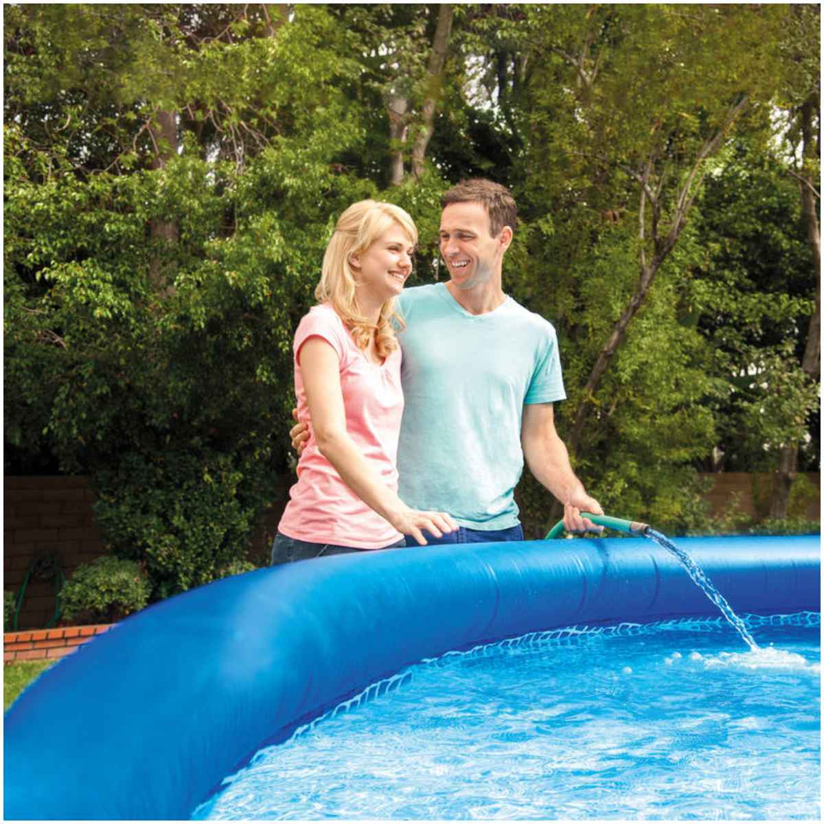 Piscina Fast Set Redonda INTEX 396 x 84 cm, 7.290 Litros, con Bomba de Filtro