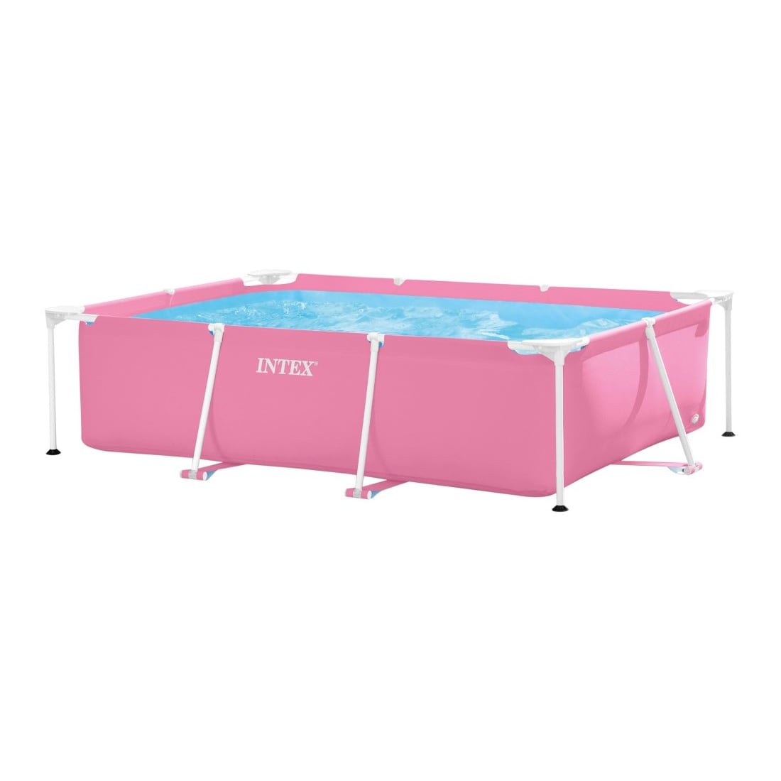 Piscina Estructural Rectangular INTEX 220 x 150 x 60 cm, 1.662L Rosada