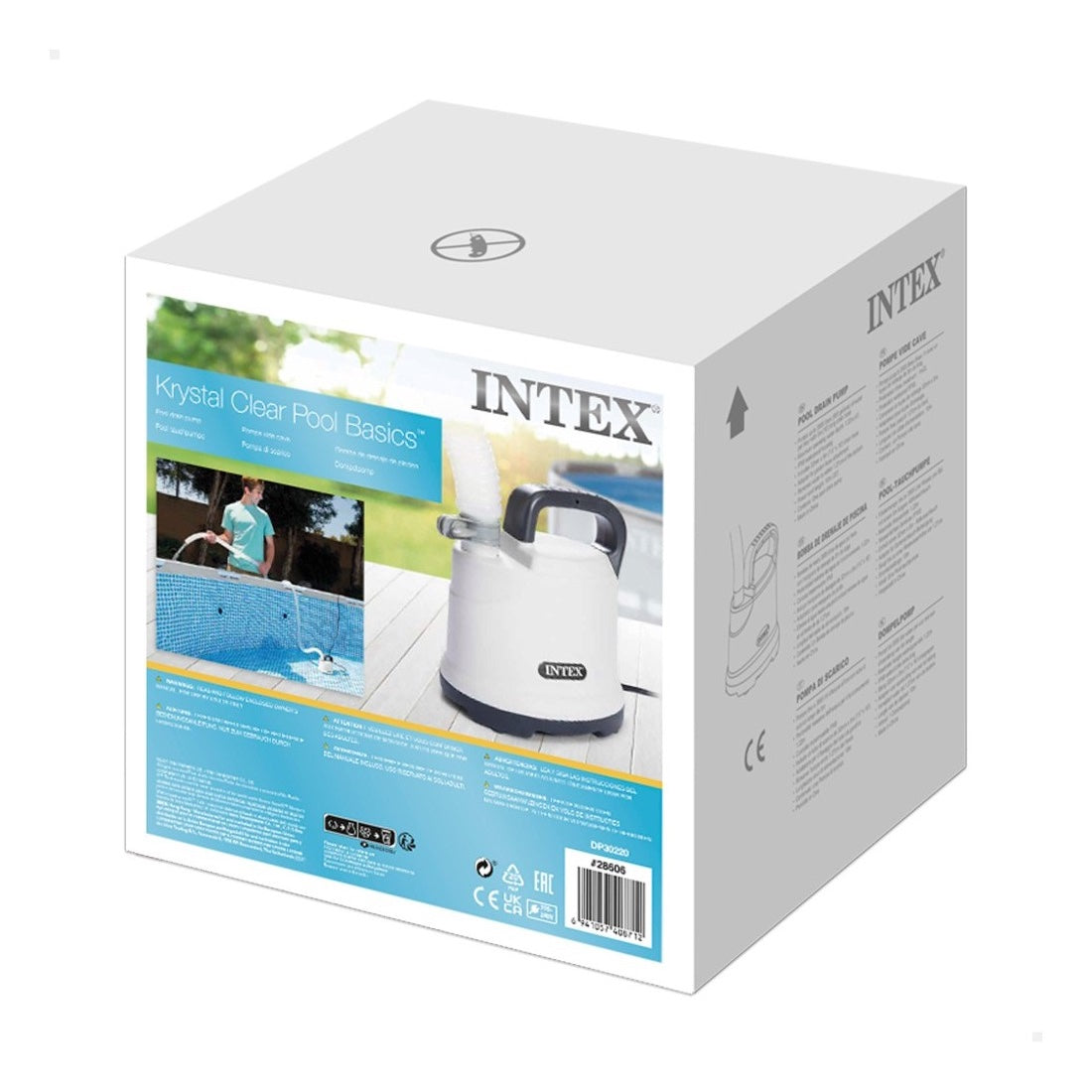 Bomba de Vaciado Drenaje para Piscinas Estructurales INTEX