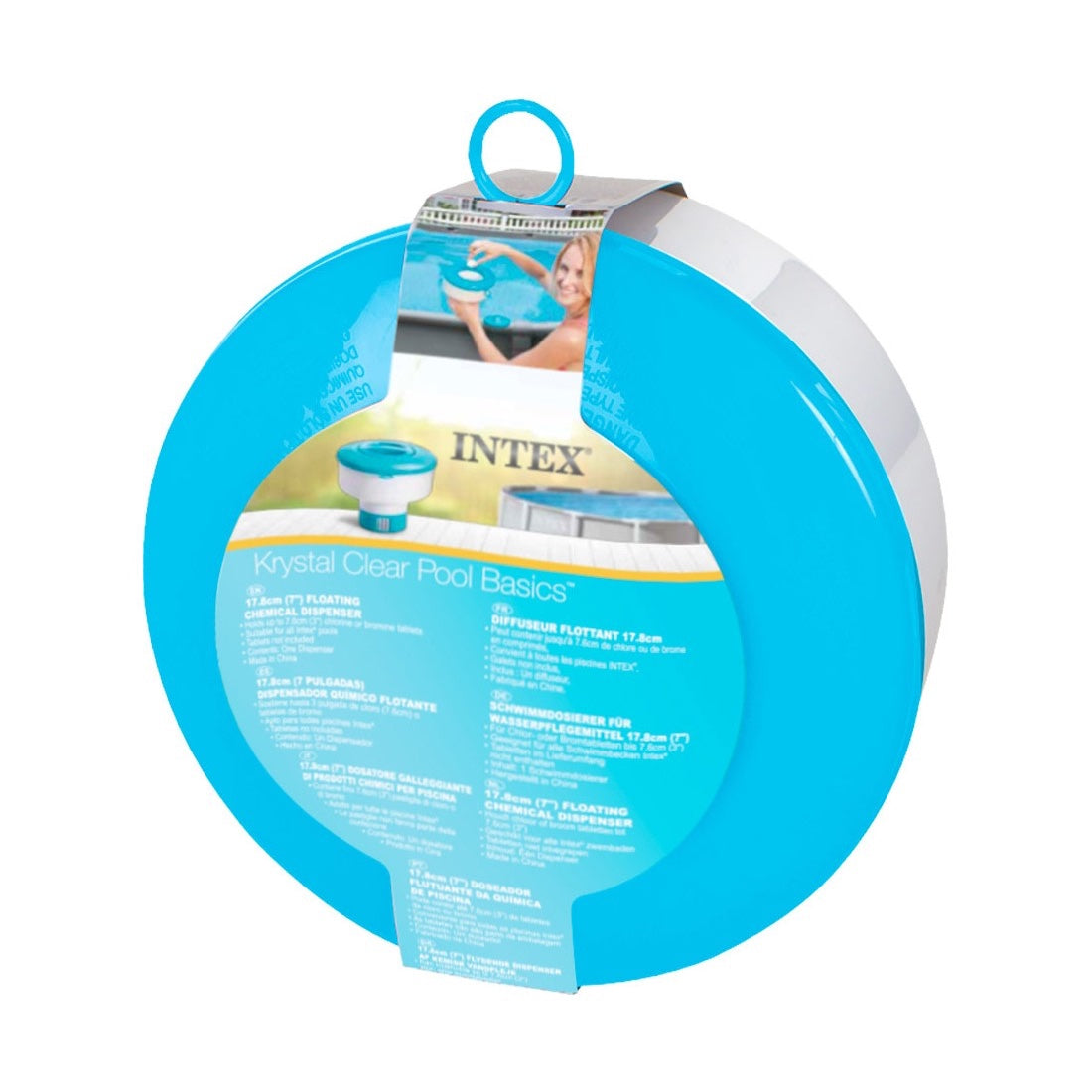 Dispensador de Cloro Flotante 17.8cm INTEX para Piscina