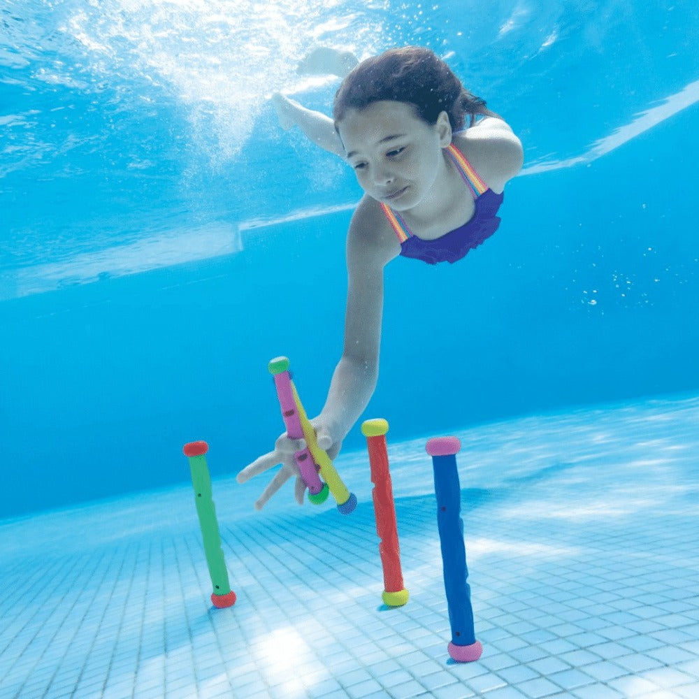 Juego Piscina INTEX 5 Play STICKS Bajo el Agua