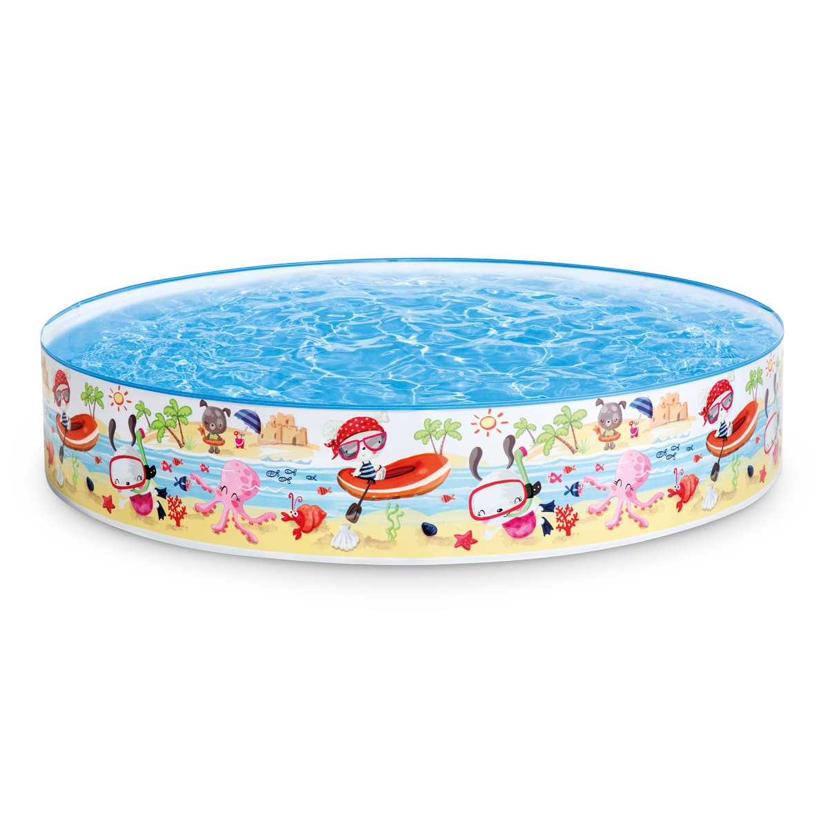 Piscina Infantil Circular INTEX Animales del Mar, Diseños Surtidos 152 x 25 cm