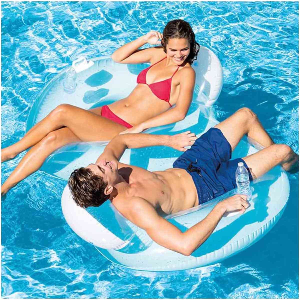 Flotador Asiento Inflable Para 2 Personas INTEX