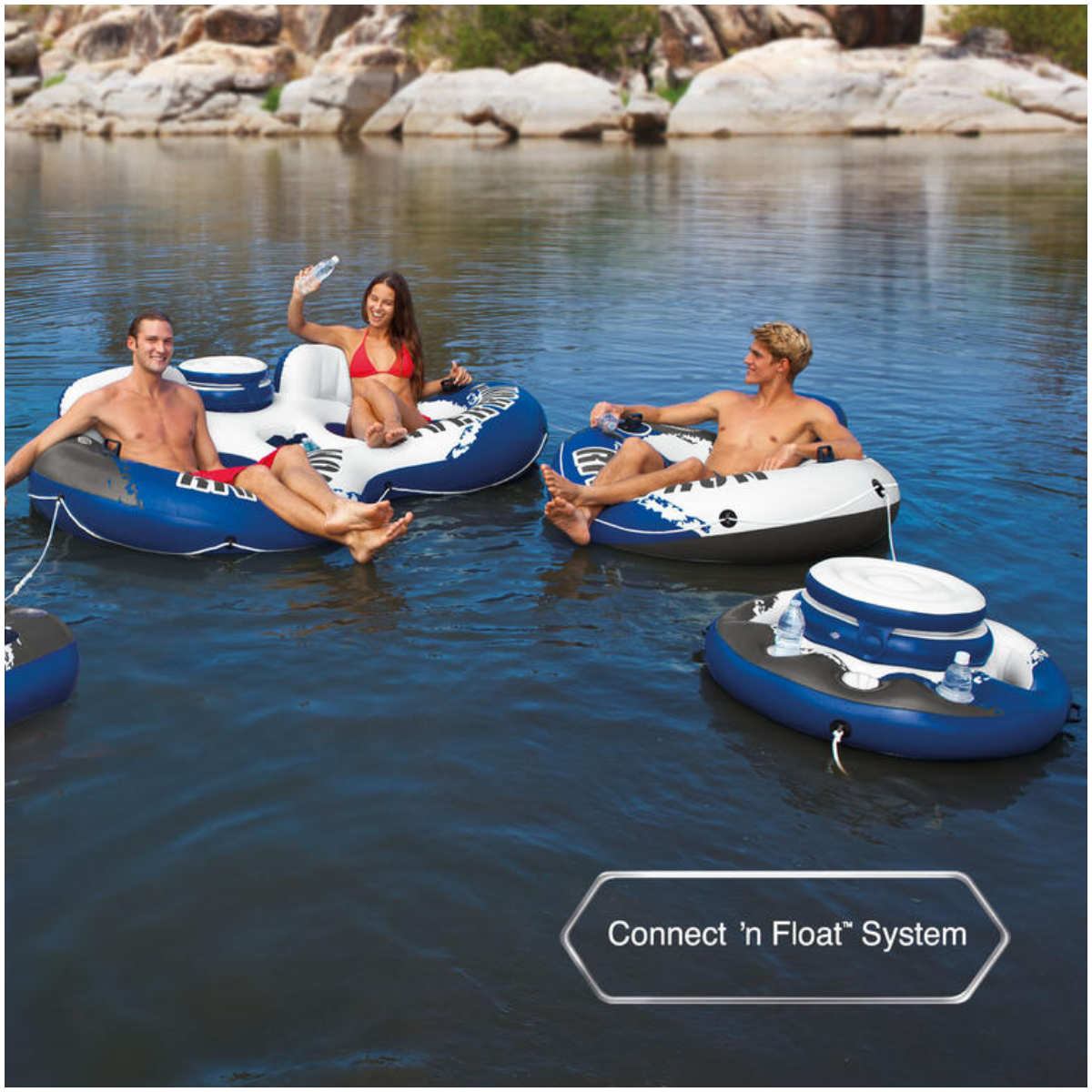 Cooler Inflable Flotante INTEX Mega Chill