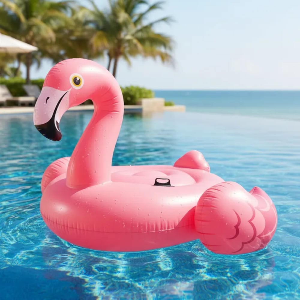 Flotador Flamenco Gigante Inflable INTEX 203 x 196 x 124 cm