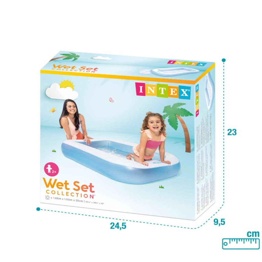 Piscina Inflable Intex Piscina inflable rectangular INTEX 166x100x28 cm, 102L - Summer Fun