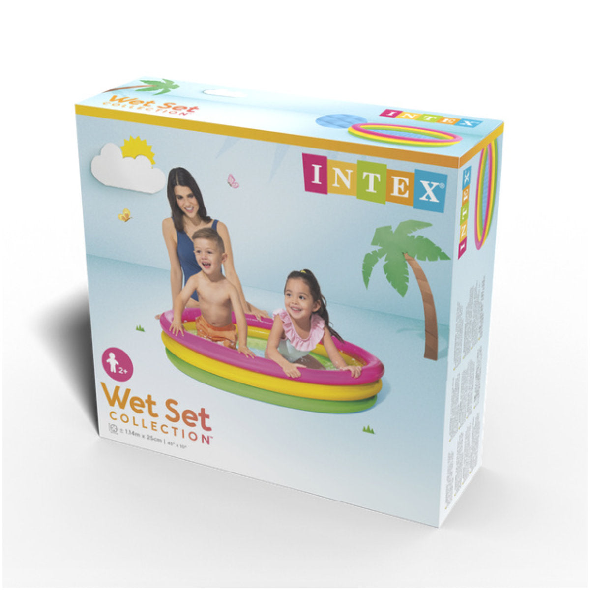 Piscina Infantil Inflable INTEX Sunset Glow 114 x 25 cm