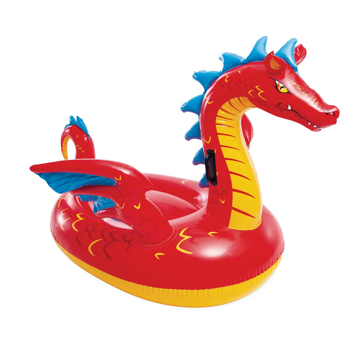 Flotador Inflable Dragón Montable con Asas INTEX 198 x 173 cm