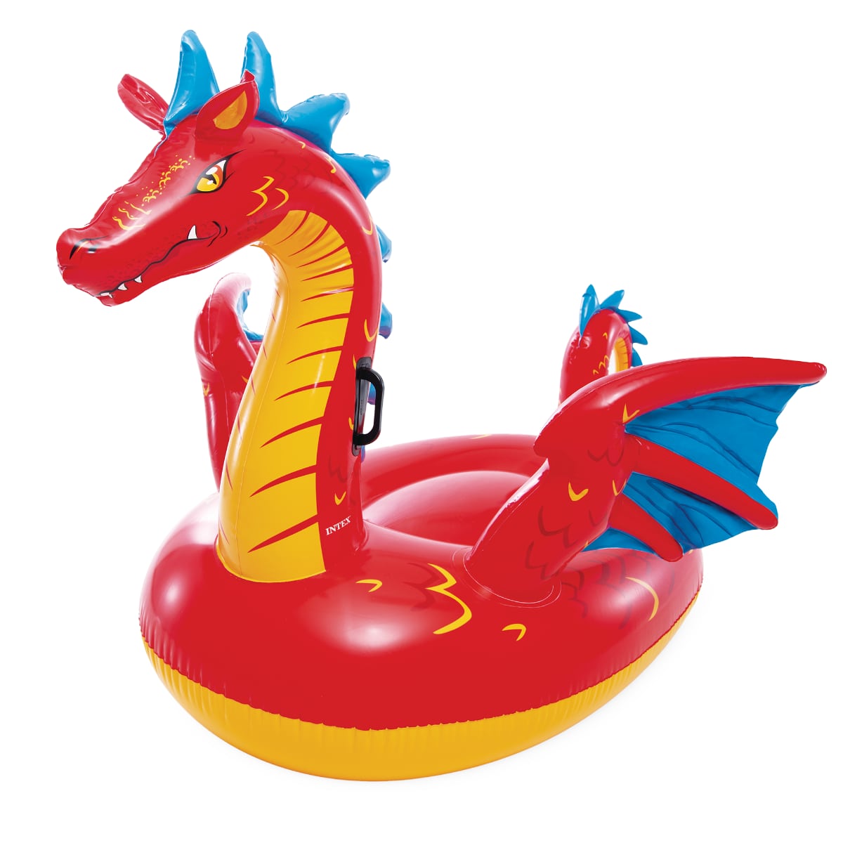 Flotador Inflable Dragón Montable con Asas INTEX 198 x 173 cm