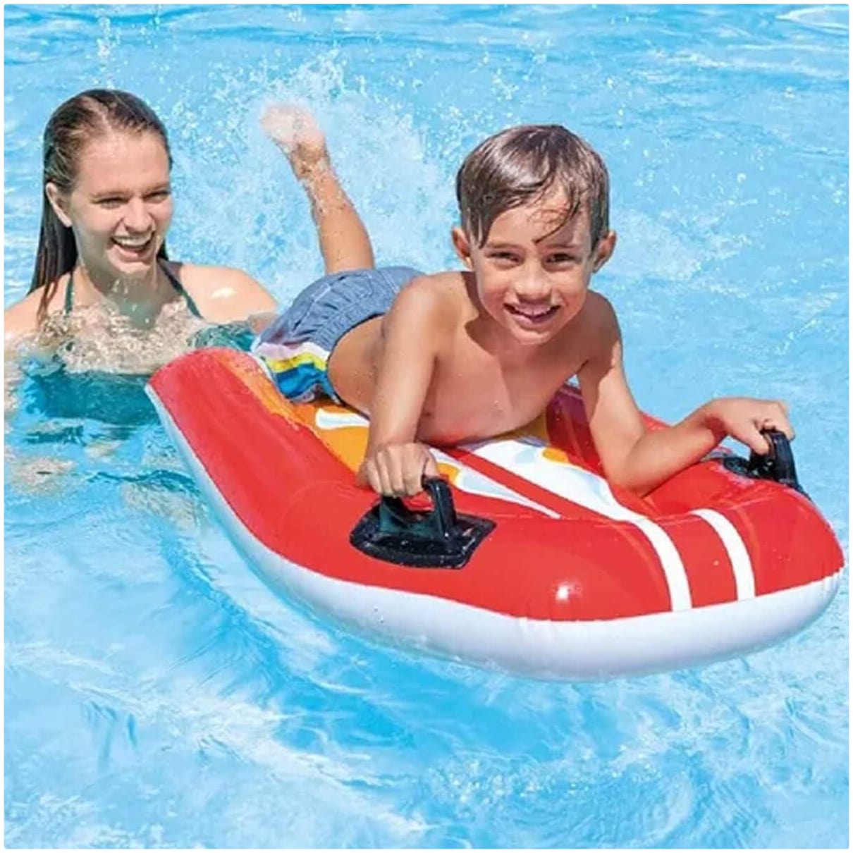 Flotador Inflable Tabla de Surf INTEX Joy Riders, 2 Colores Surtidos