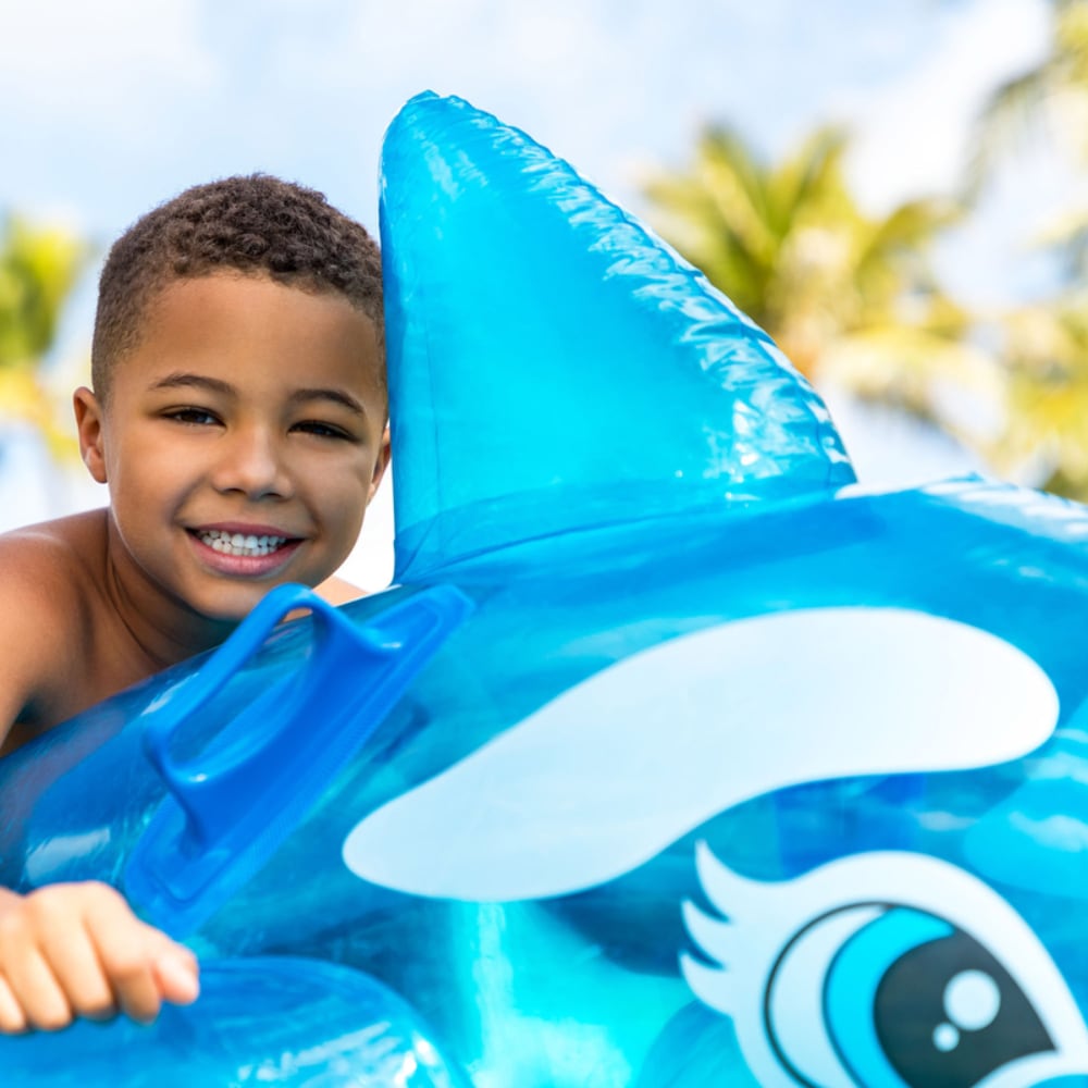 Flotador Montable INTEX Ballena con Asas – Summer Fun