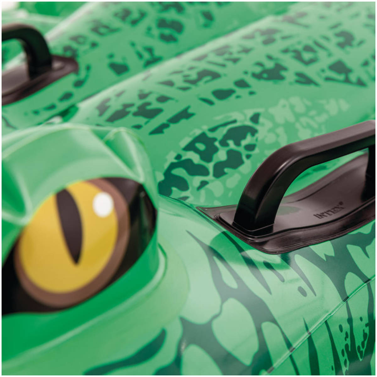 Flotador Inflable Montable INTEX Cocodrilo con 4 Asas, 203 X 114 Cm