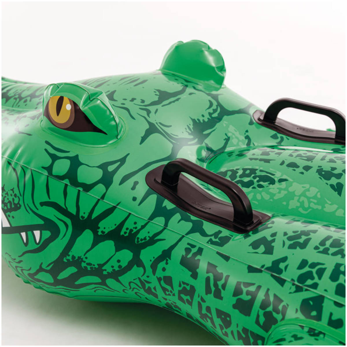 Flotador Inflable Montable INTEX Cocodrilo con 4 Asas, 203 X 114 Cm