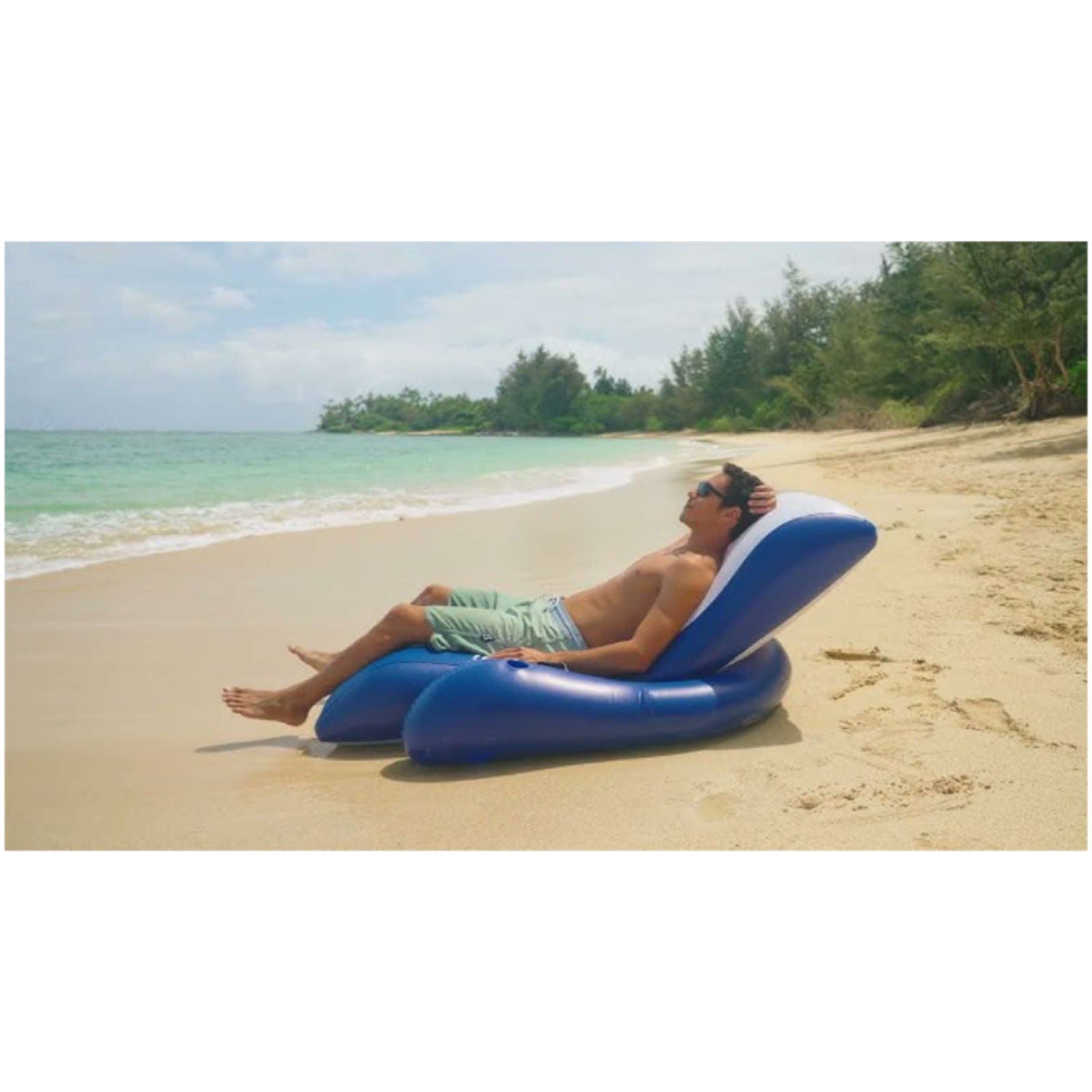 Flotador Sillón Inflable INTEX River Run 180x135 cm