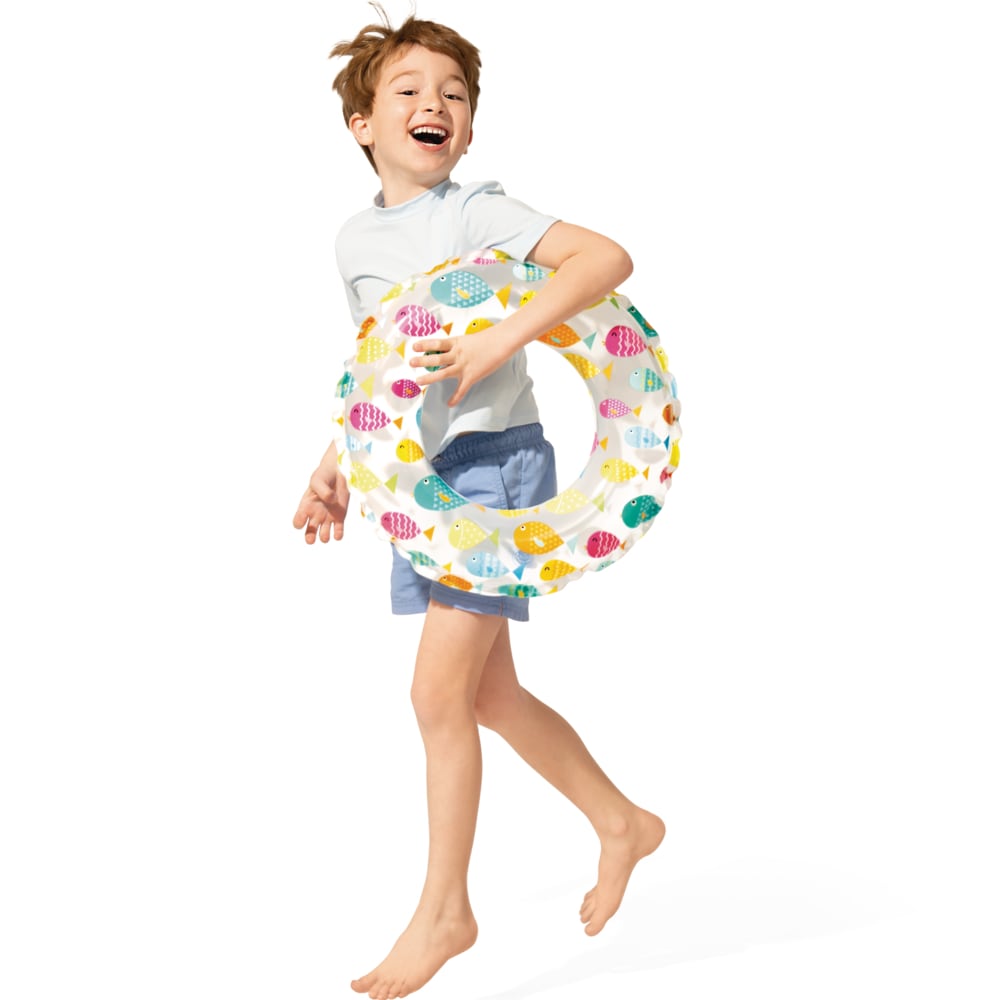 Flotador Inflable Infantil Anillo Multicolor INTEX 51 cm