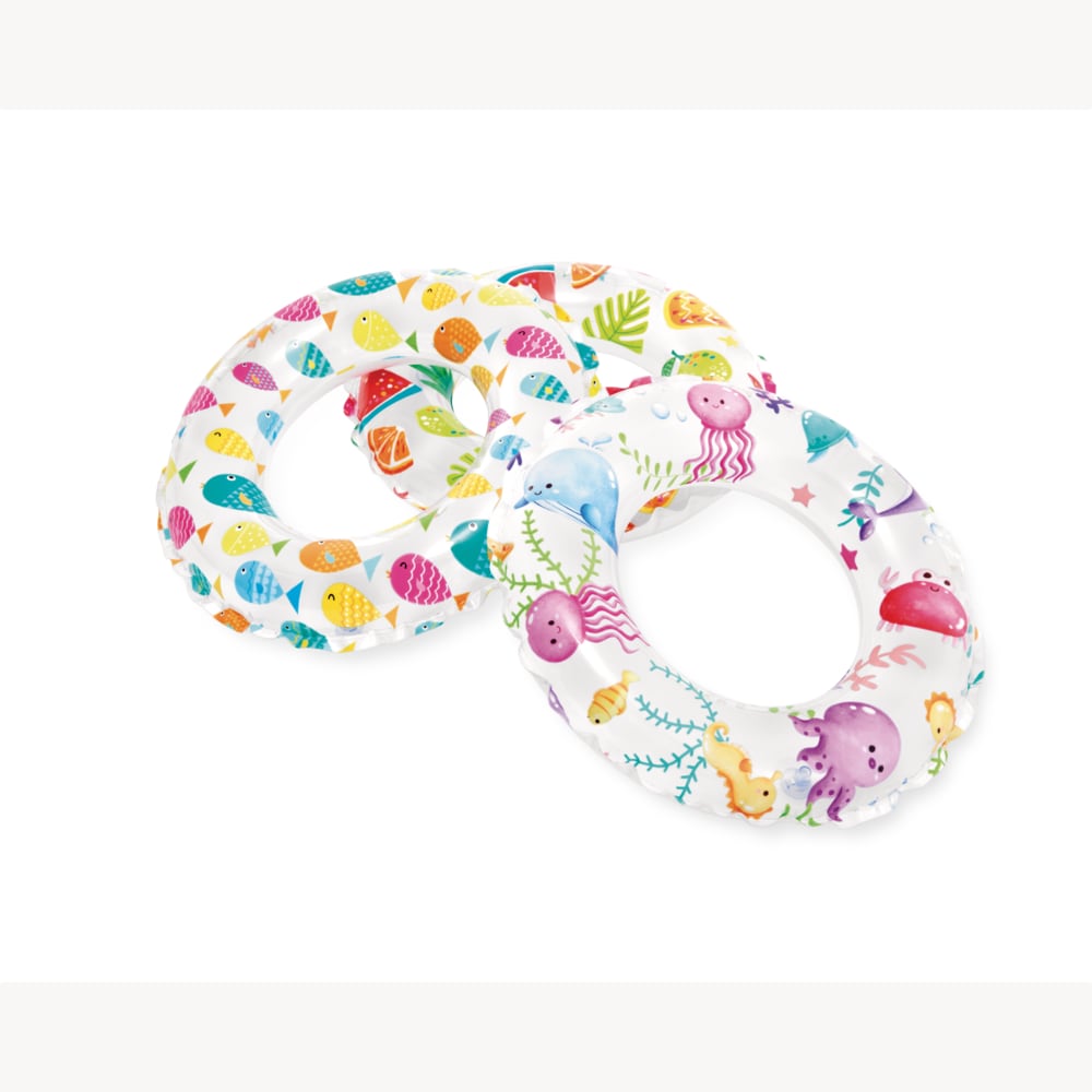 Flotador Inflable Infantil Anillo Multicolor INTEX 51 cm
