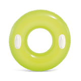 Flotador Inflable Anillo con Asas INTEX Colores Neón, 76cm