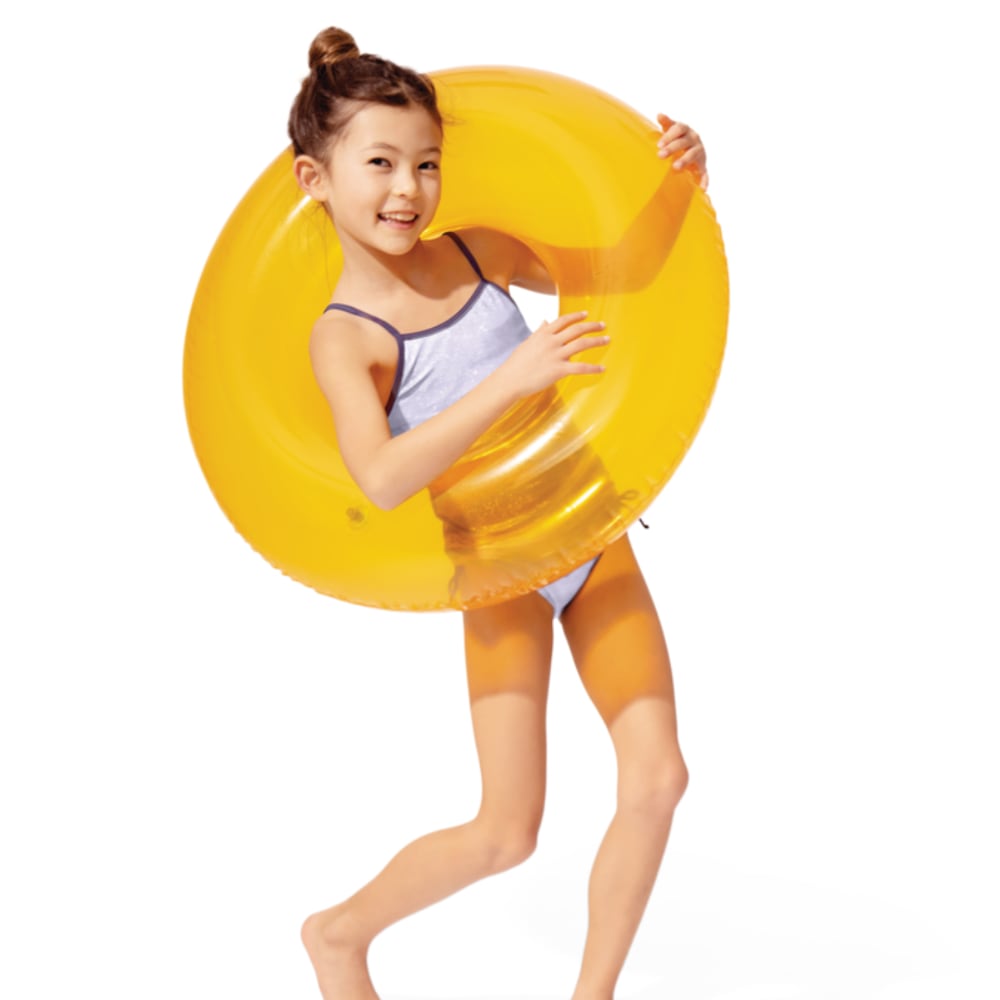 Flotador Anillo Inflable INTEX Transparente 76 cm, 330L