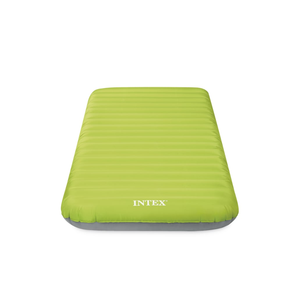 Colchón inflable individual TPU Camping Mat INTEX Truaire con Inflador Eléctrico