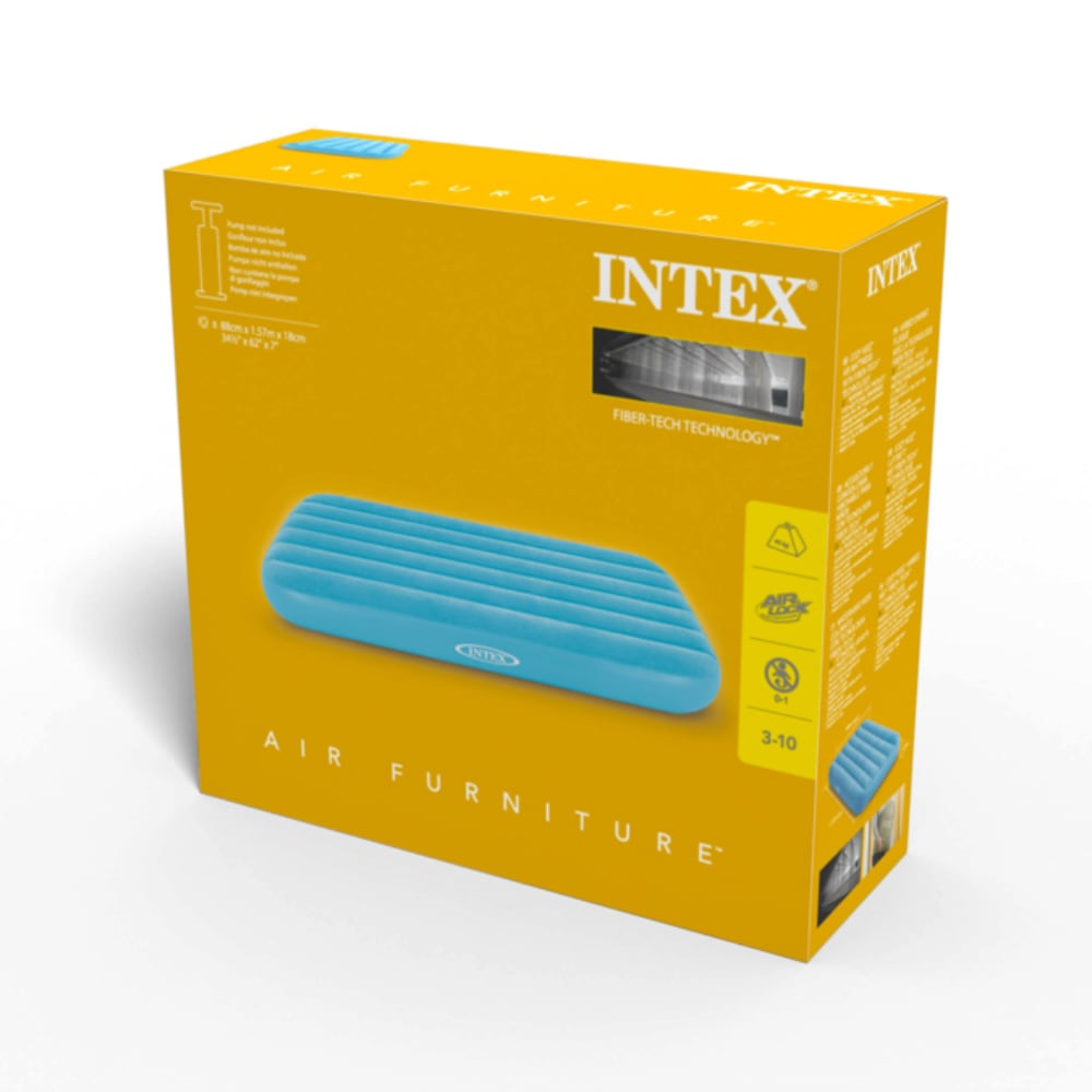 Colchón Inflable Infantil INTEX Cozy Kidz Airbeds 157x88x17 cm