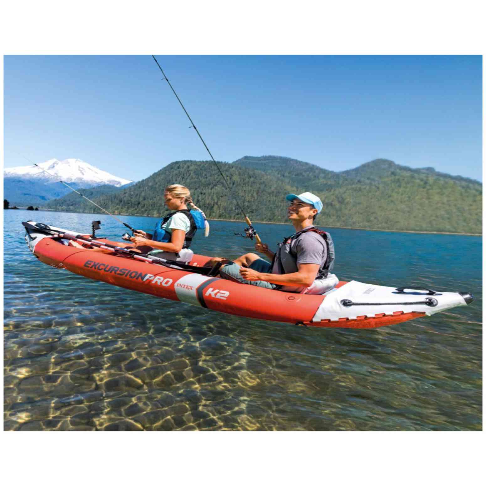 Kayak Inflable Individual INTEX Excursion Pro K2 para 2 Personas