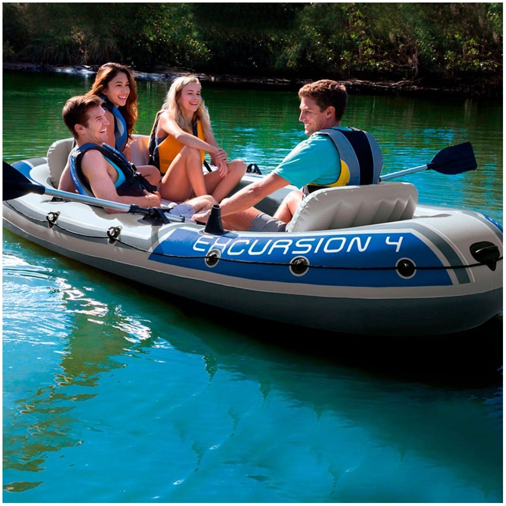 Bote Inflable INTEX Excursion 4 para 4 Personas Sport Series 351x165x43 cm