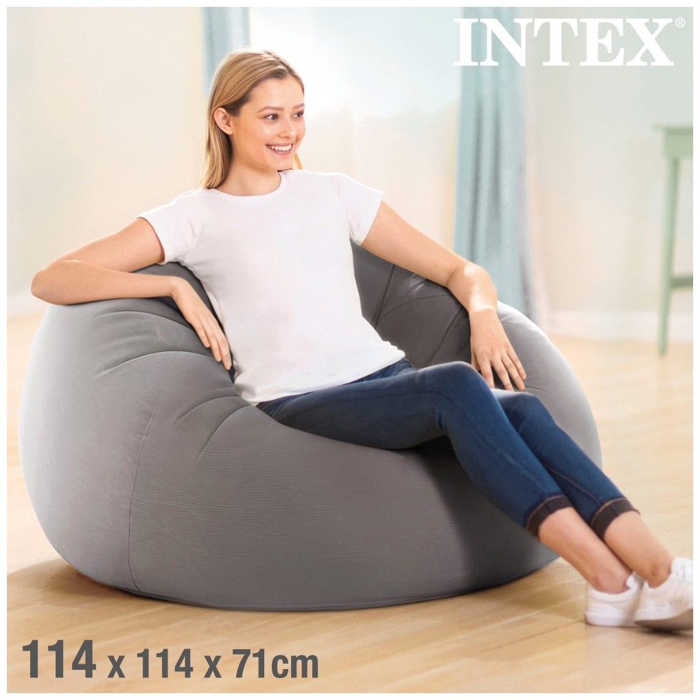 Sillón Inflable Tipo Puff INTEX Beanless Bag