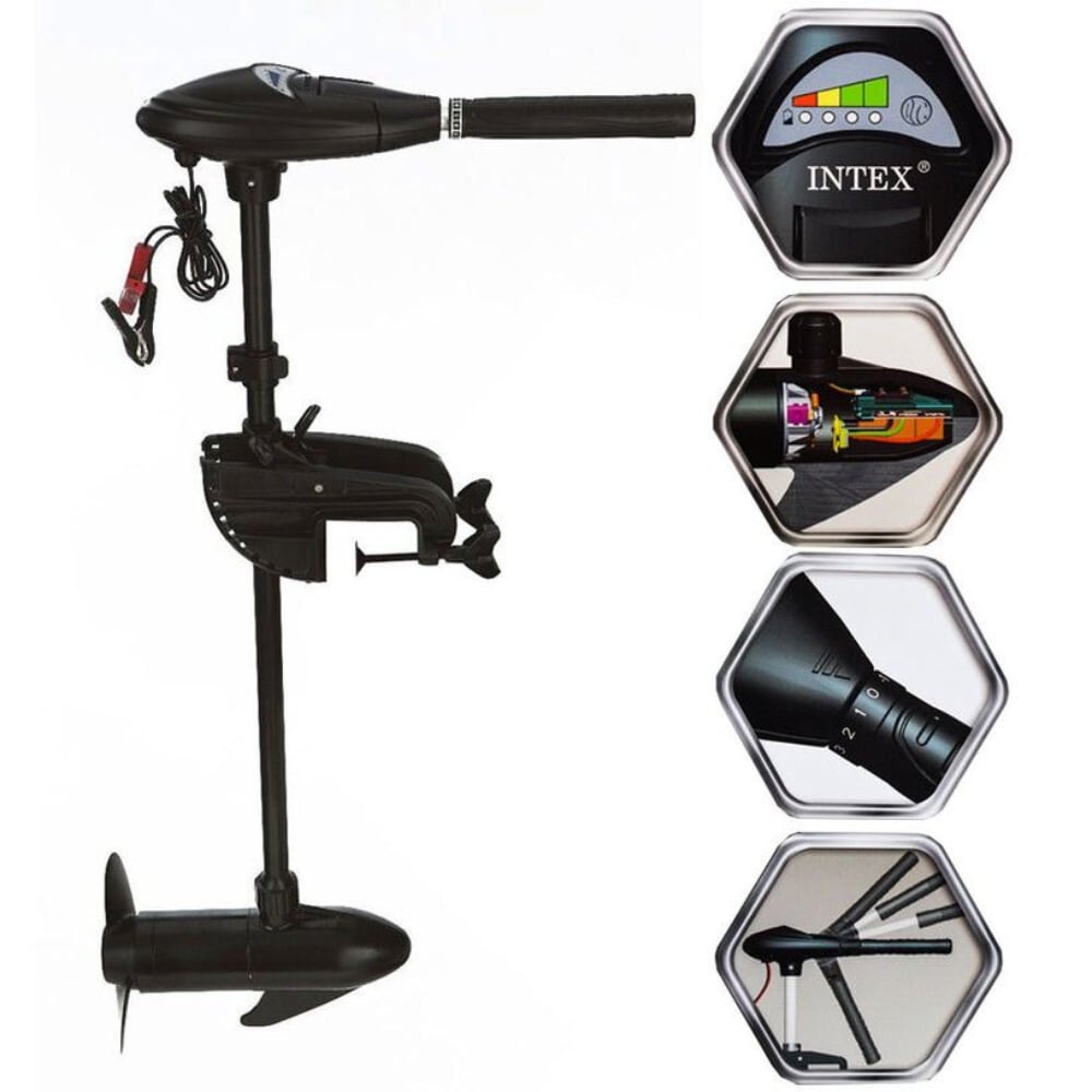 Motor Eléctrico para Botes INTEX Trolling 5 Velocidades 12 V / 420 W