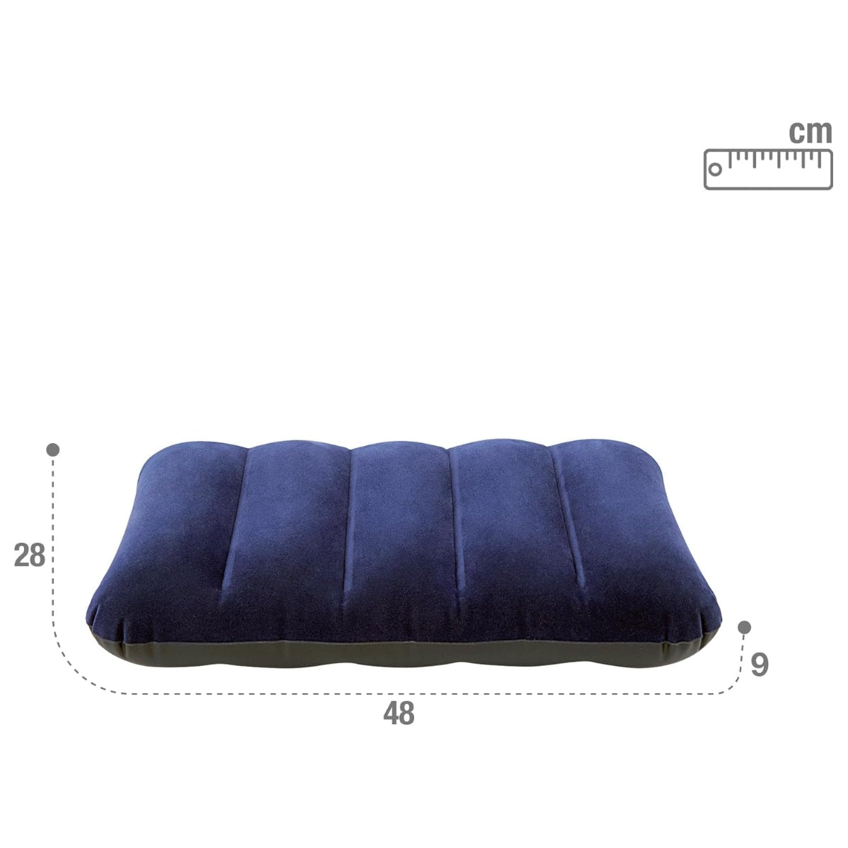 Almohada Inflable Downy INTEX 43x28x9 cm