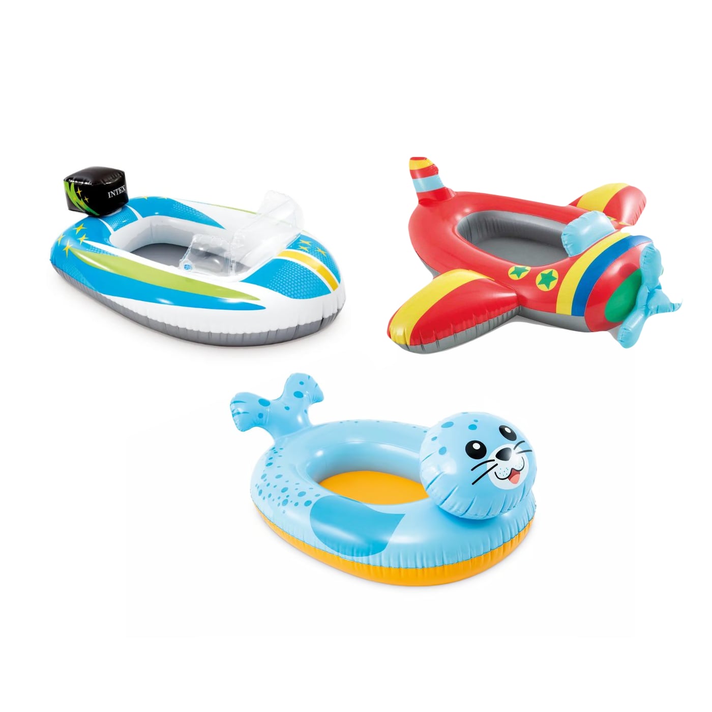 Mini Bote Inflable para Niños INTEX Diseños Surtidos