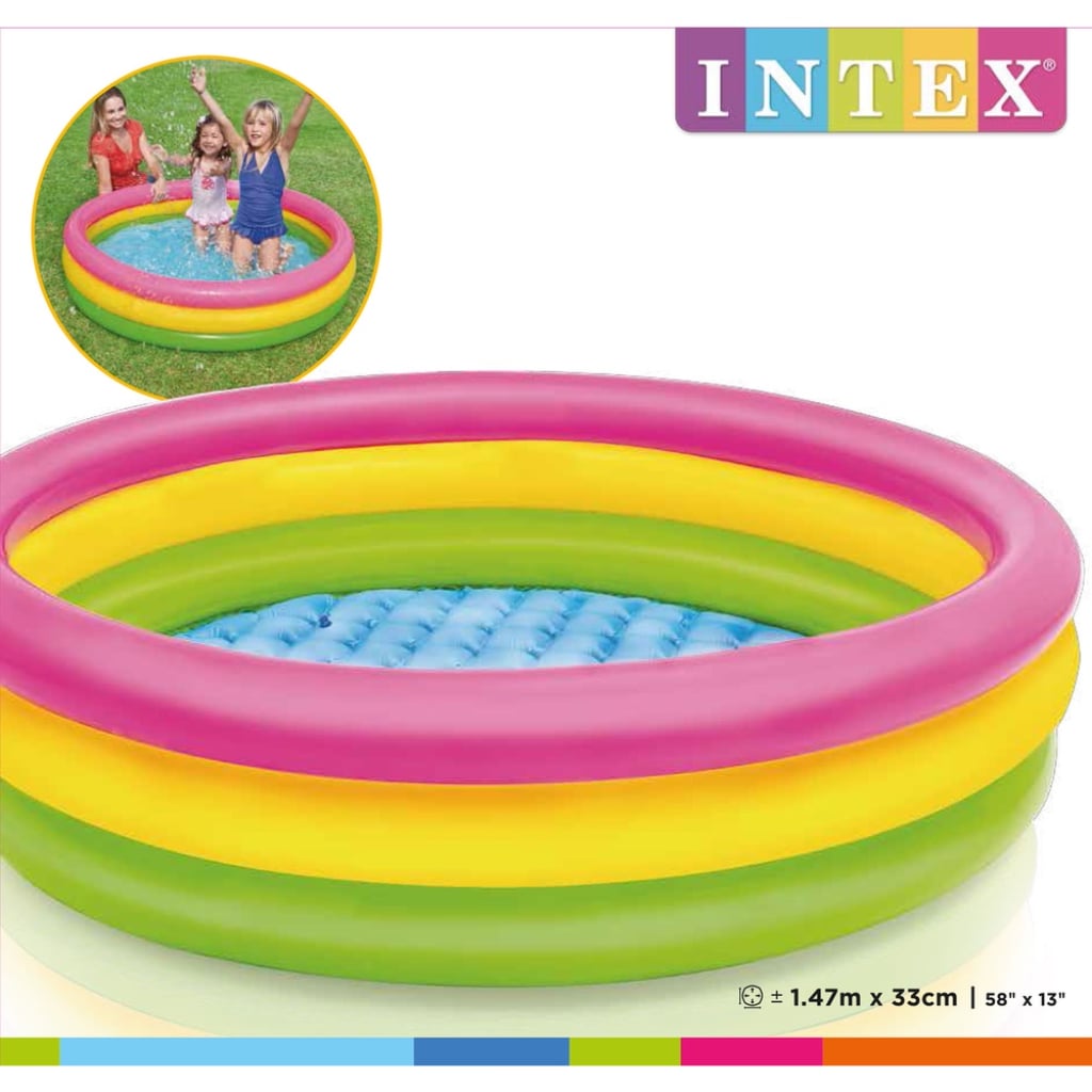 Piscina Infantil Inflable INTEX Sunset Glow 147x33 cm