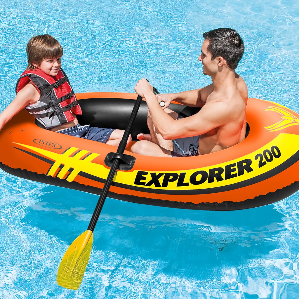 Set Bote Inflable INTEX Explorer 200 para 2 Personas