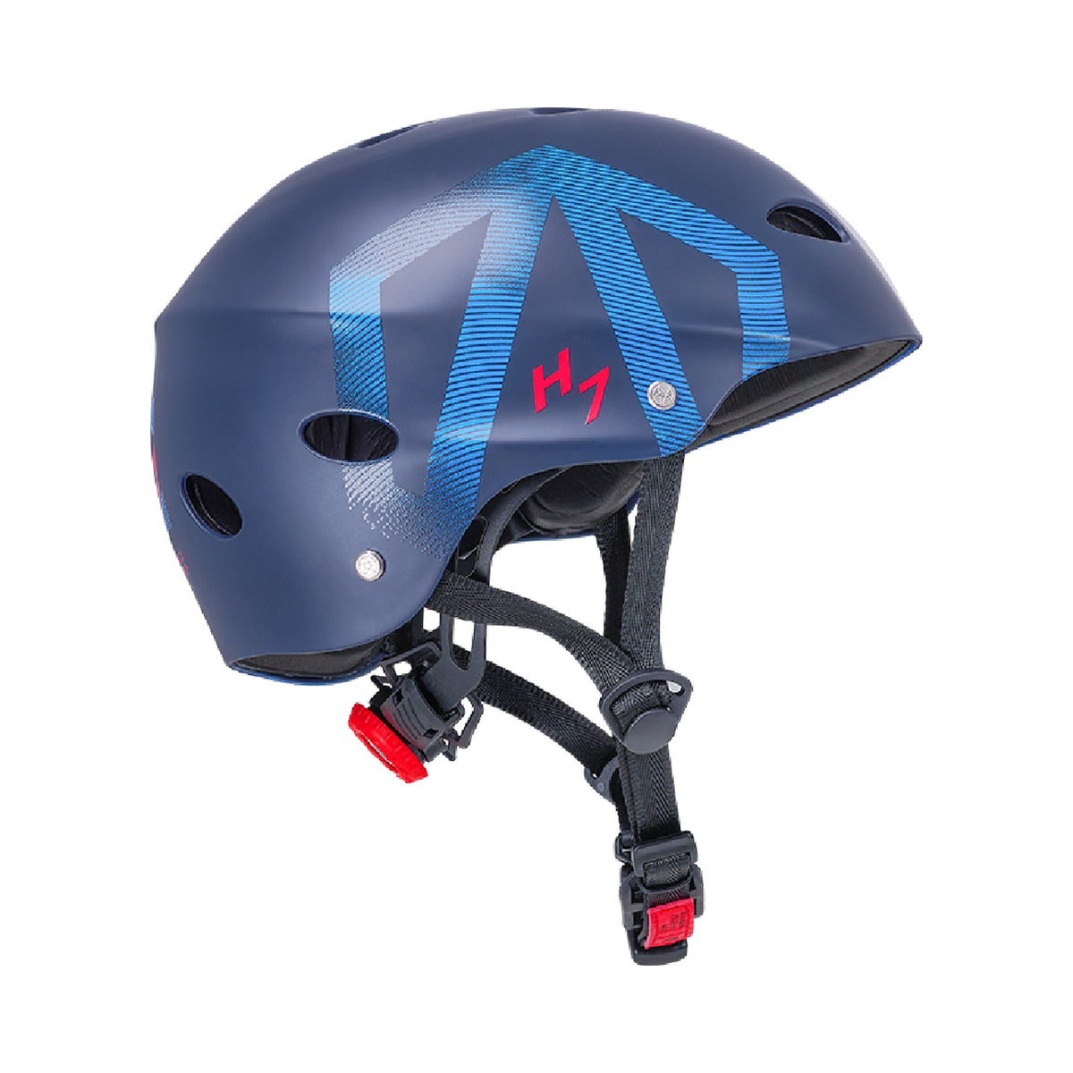 Casco para kayak Aztron H7 azul vista lateral