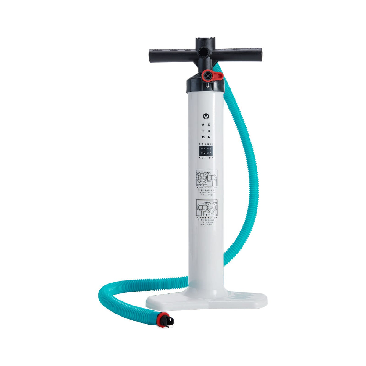 Inflador SUP Aztron con manómetro y base para los pies