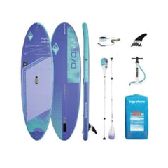 Stand up paddle inflable Aquatone Wave 10'0" con remo, bombín, leash y mochila