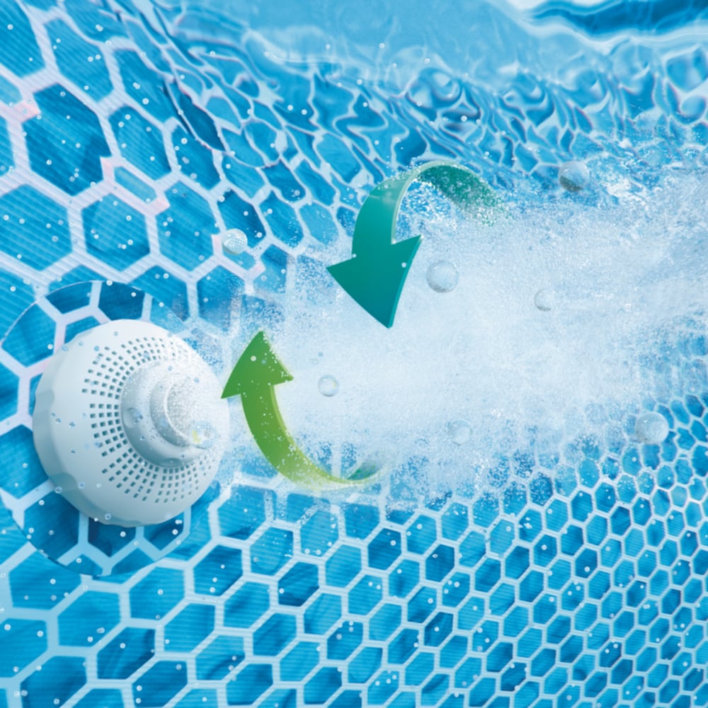 Piscina Estructural Redonda Prism Frame Clearview 427 x 107 cm, 12.706L, con Bomba de Filtro