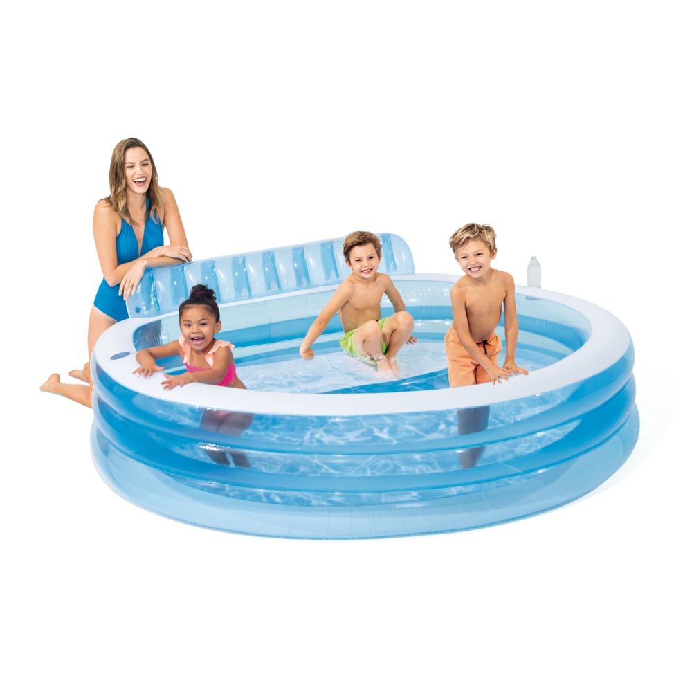 Piscina Inflable INTEX con Sillón 229 x218 x 79 cm, 640 L