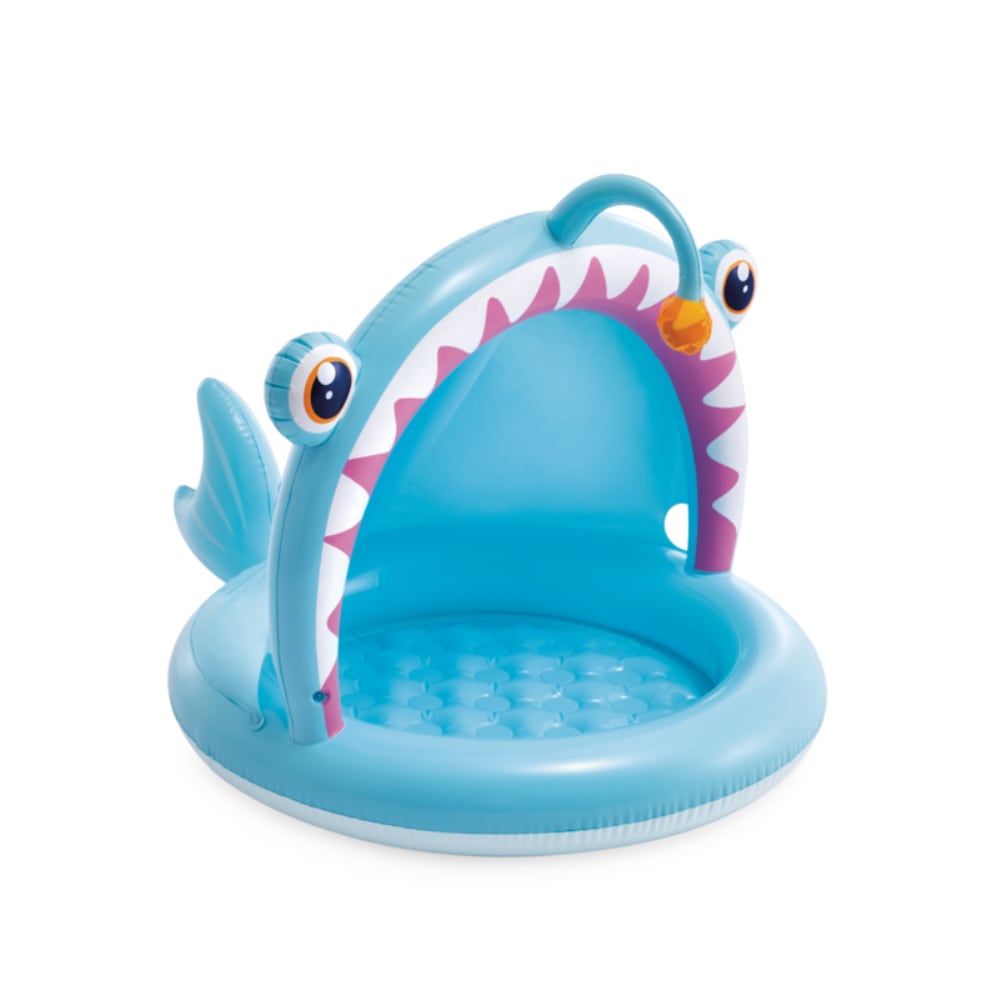 Piscina Infantil INTEX con Parasol Angler Fish Baby Pool  1 - 3 Años
