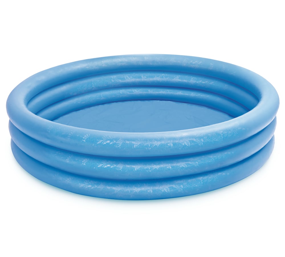 Piscina Inflable INTEX Crystal Blue de 3 Anillos 147 x 33 cm, 330L