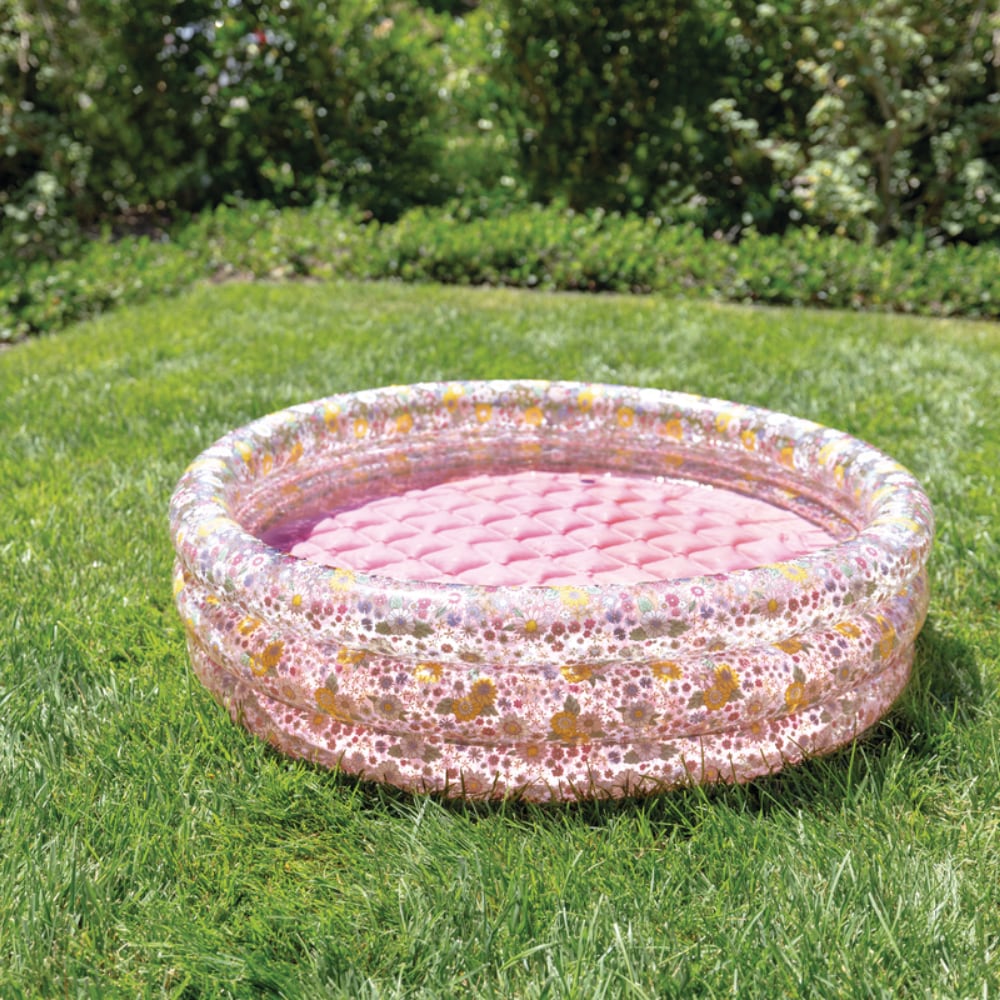 Piscina Inflable para Bebés INTEX con Suelo Acolchado Sweet Blossom, 86 x 25 cm, 56L