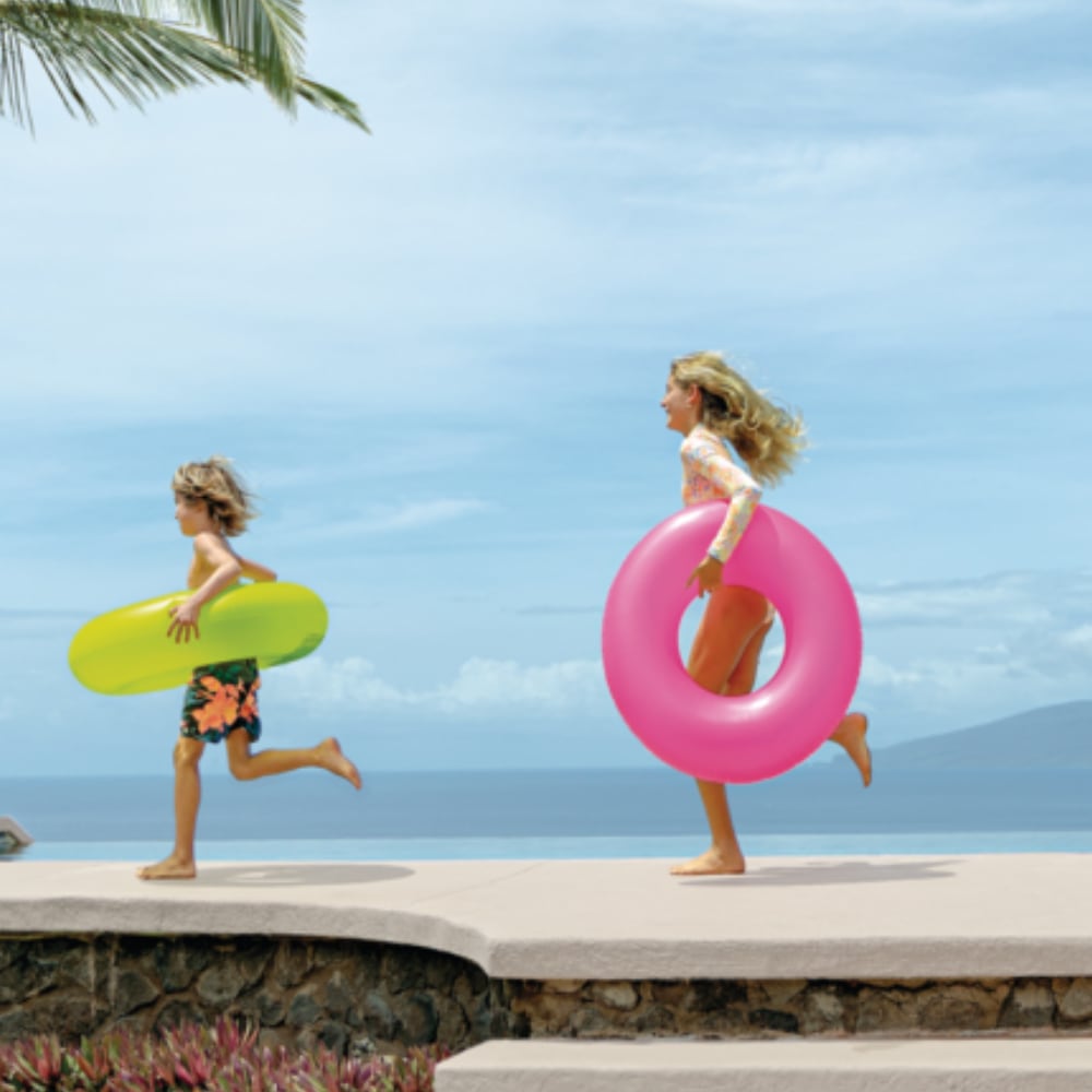 Flotador Anillo Inflable INTEX Neón 91 cm