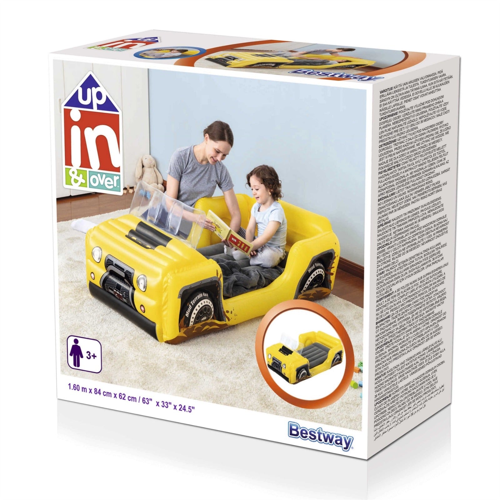 Colchón Inflable Infantil Bestway Auto 4X4