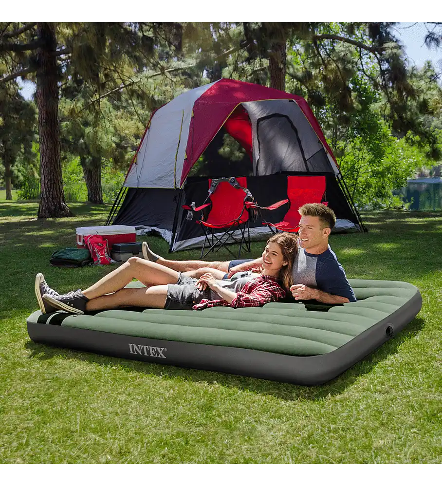 Colchón Inflable INTEX 1,5 Plazas Dura-Beam Prestige Downy