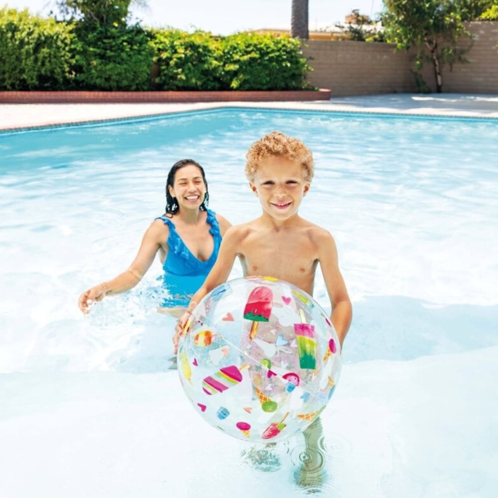 Pelota Inflable de Playa INTEX Lively Print 51 cm