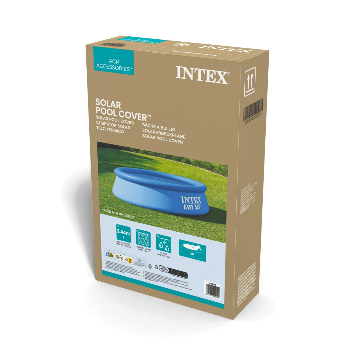 Cobertor Solar Piscina INTEX 2.44m - caja